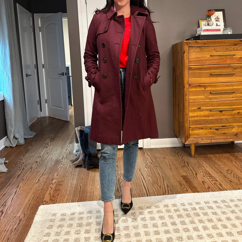 JCrew Cashmere Wool Jacket - Pea Coat - Size 4